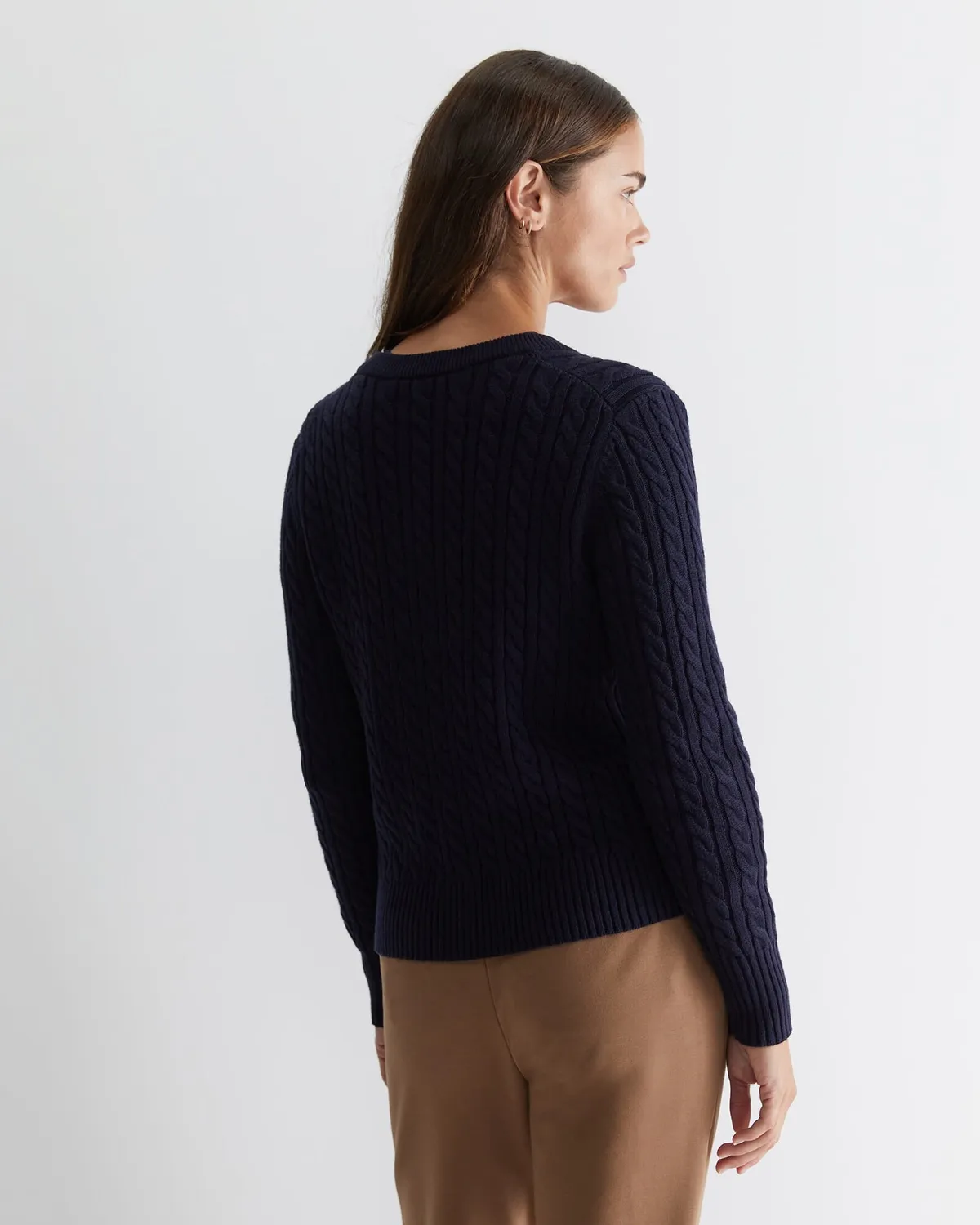 Sportscraft Cable Merino cardigan coton femme torsades