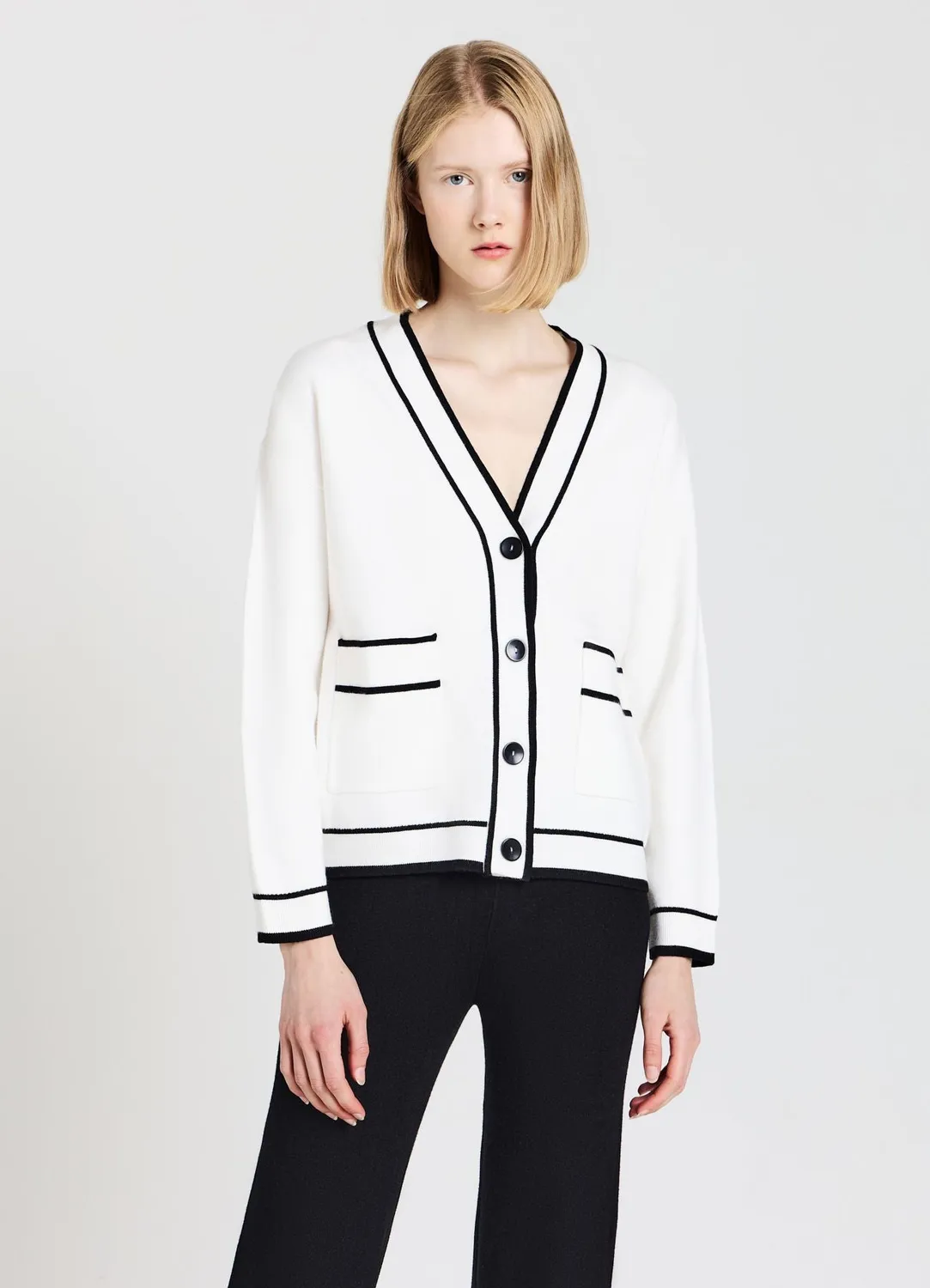 Calliope cardigan femme col V à boutons