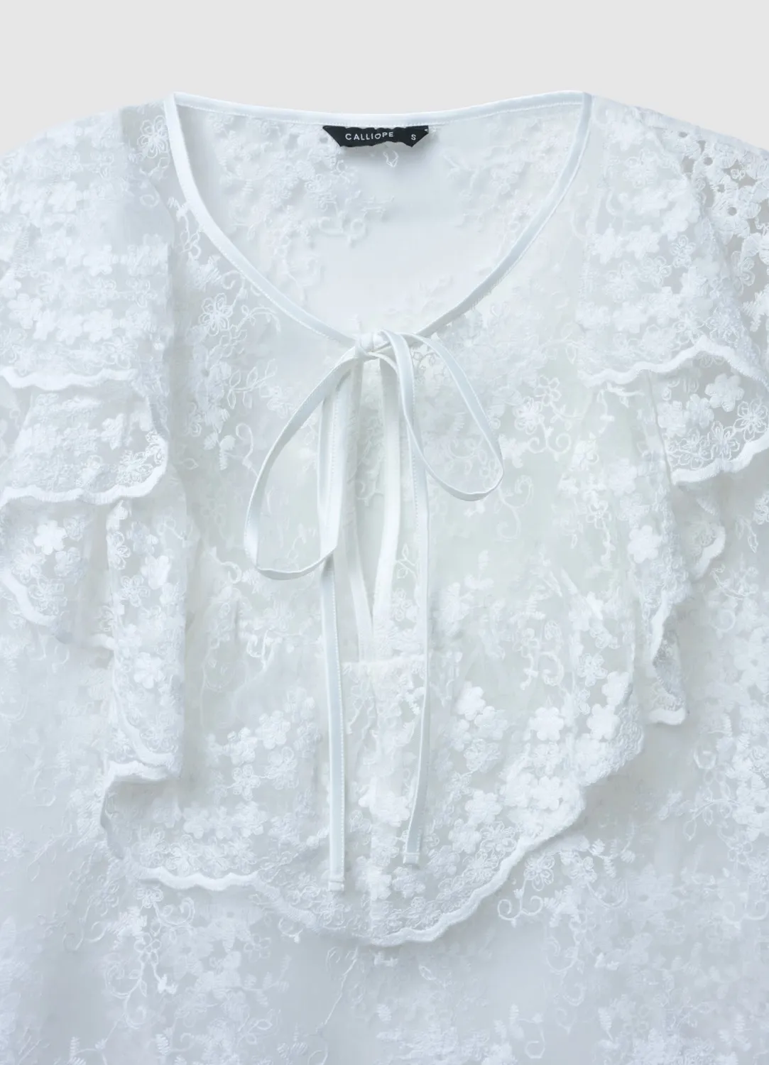 Calliope Frill Blouse femme dentelle