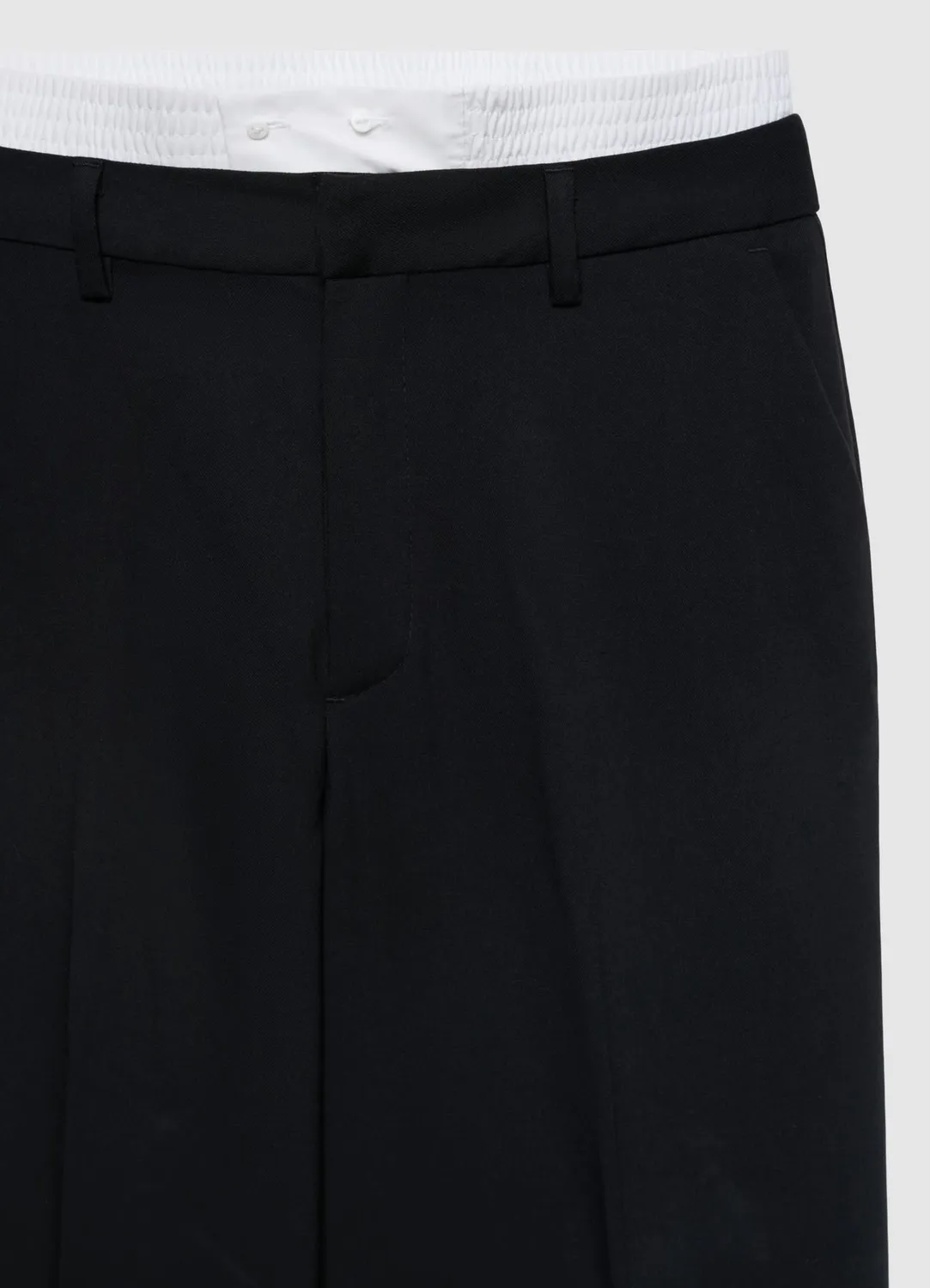 Calliope palazzo pantalon large femme taille élastique