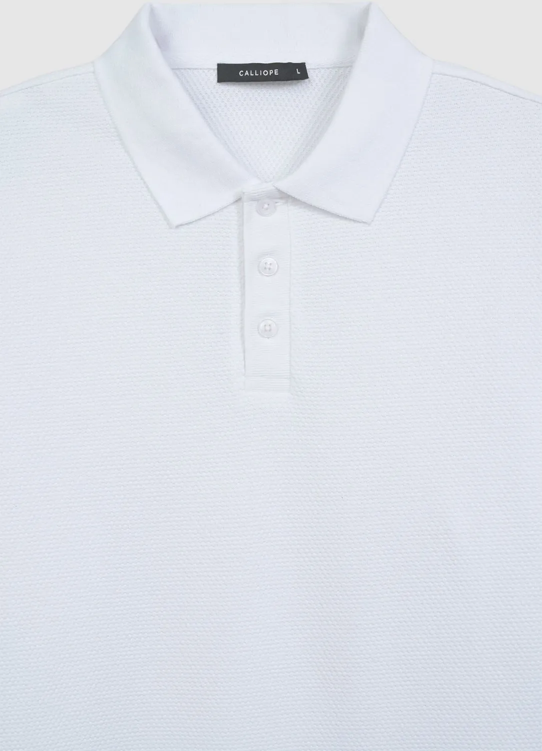 Calliope polo 3 boutons coton homme