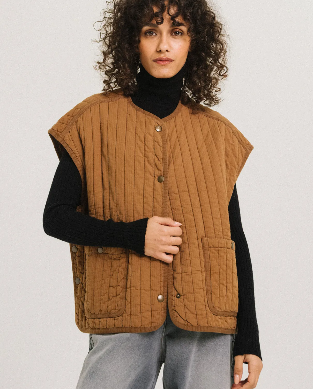 Tinsels Flipper Ginger veste sans manches matelassée