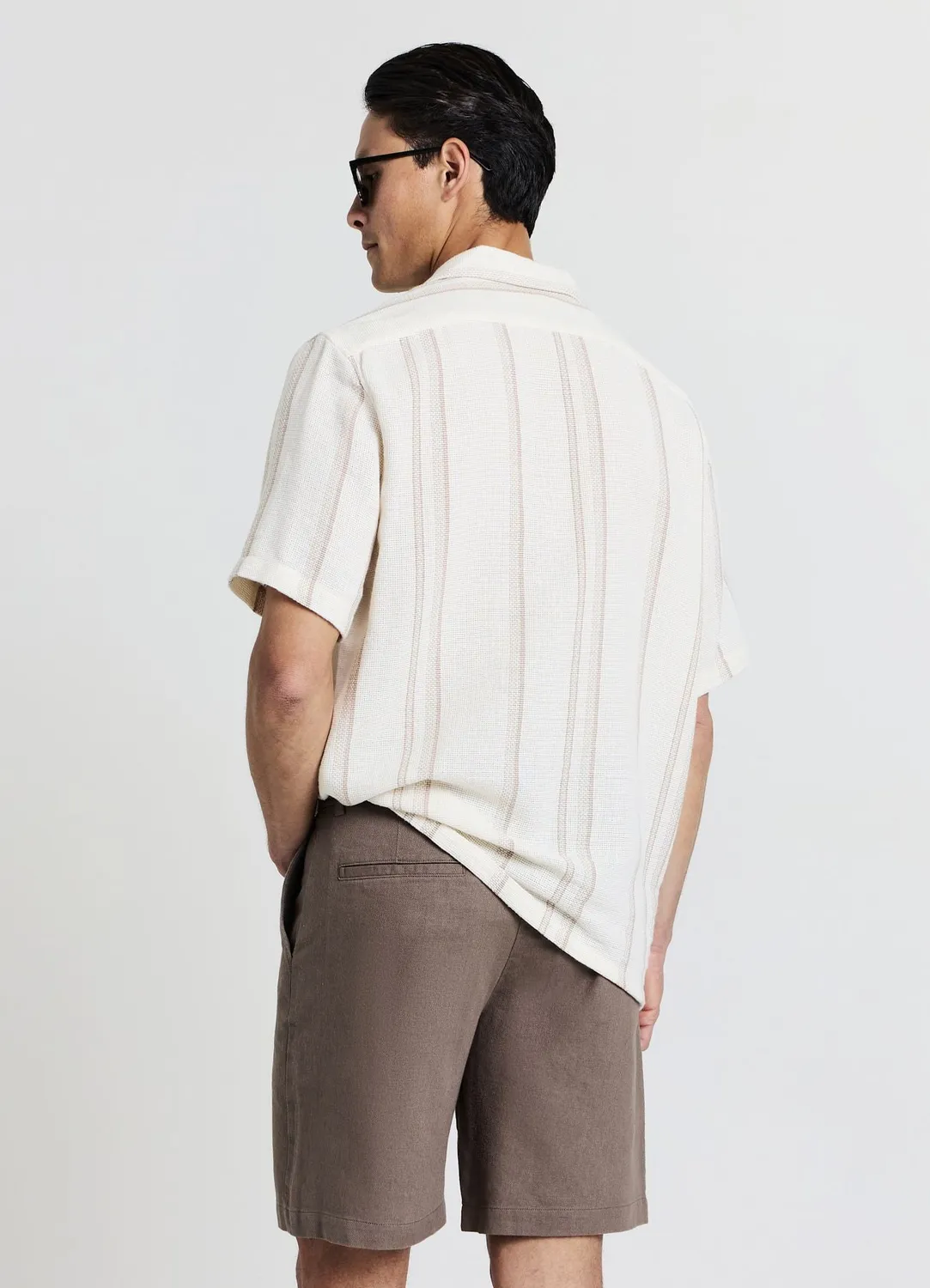 Calliope Bermuda Coton Uni Droit Homme 48