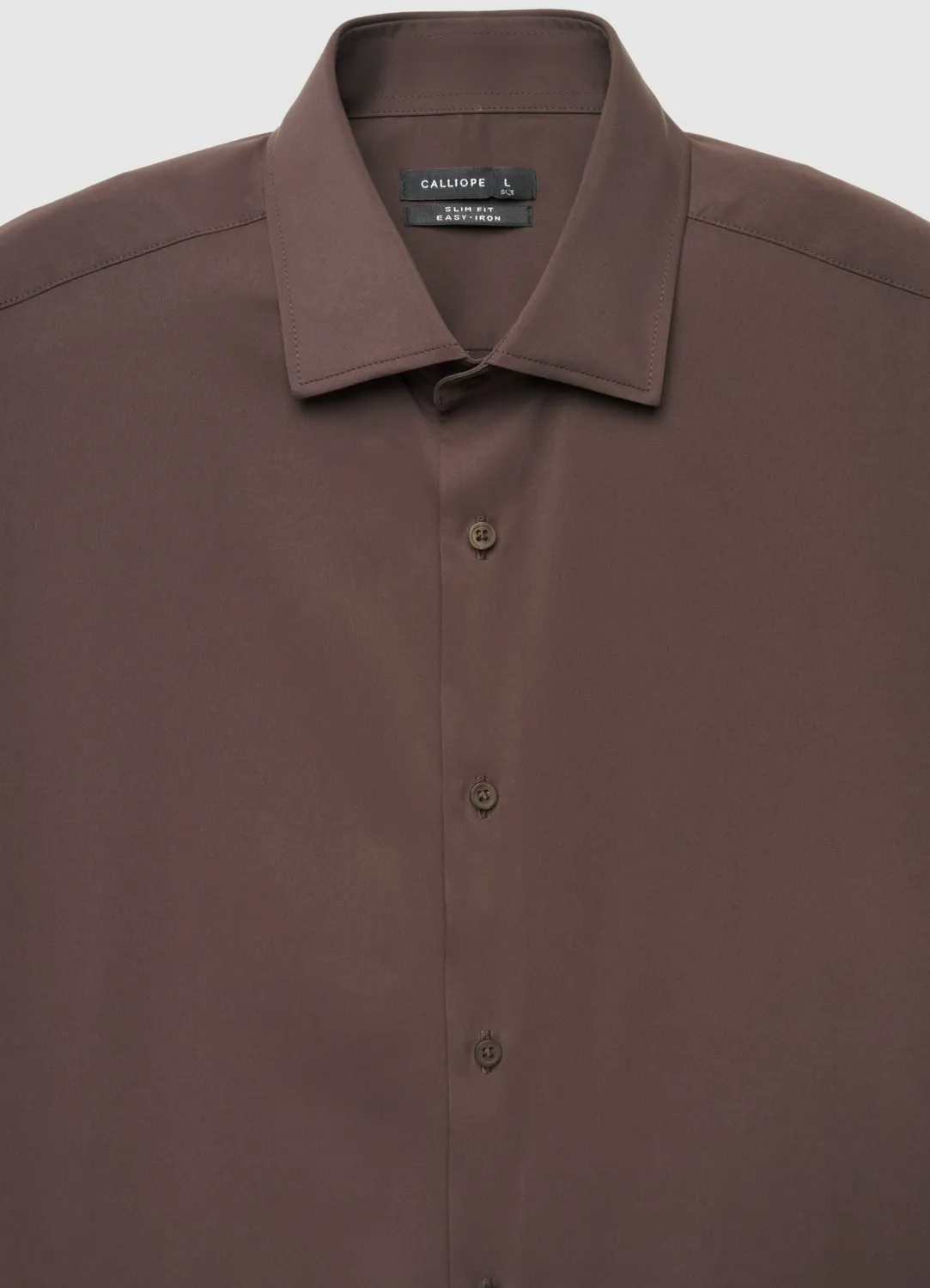 Calliope chemise homme slim easy iron unie