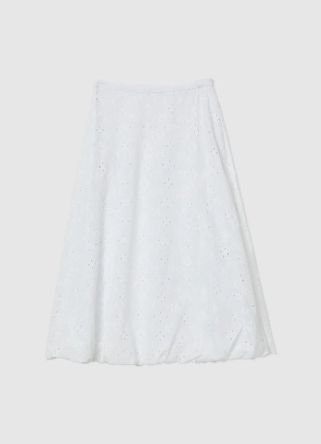 Calliope jupe longue femme ballon broderie anglaise