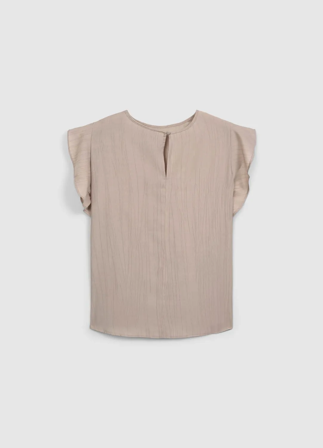 Calliope blouse femme volants manches courtes M