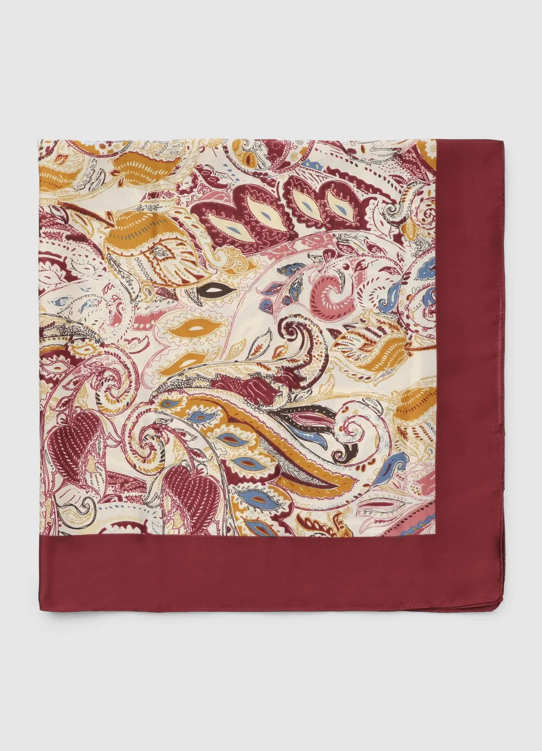 Calliope foulard grand 80x80 imprimé paisley