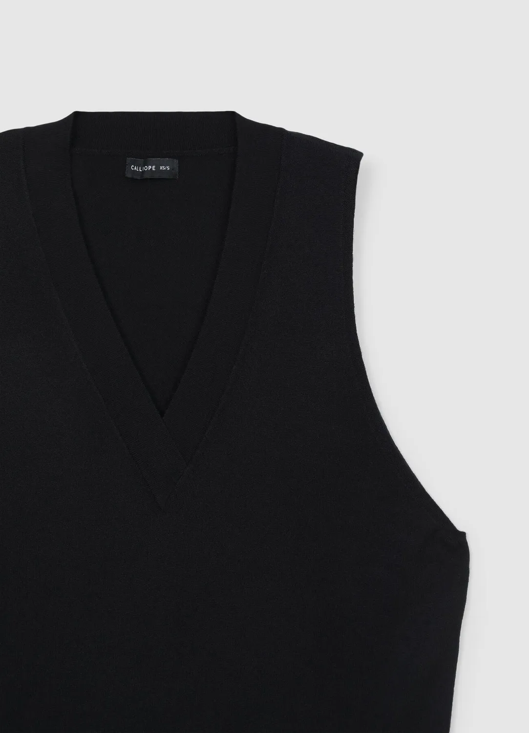 Calliope gilet col V femme sans manches