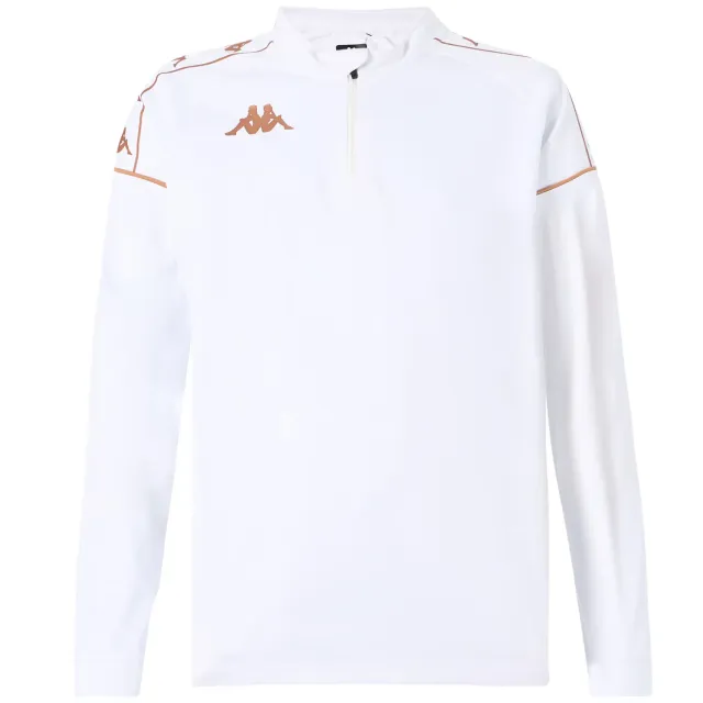 Robe di Kappa Massolo sweat blanc homme demi-zip