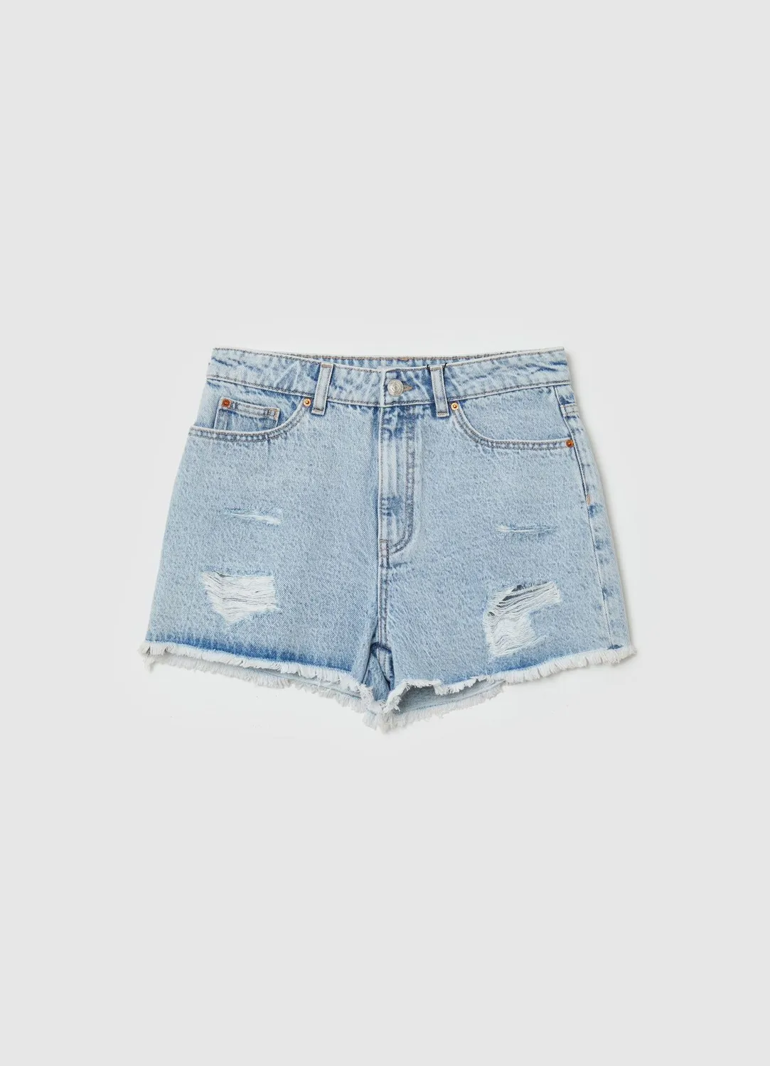 Calliope shorts mom short jean déchiré femme