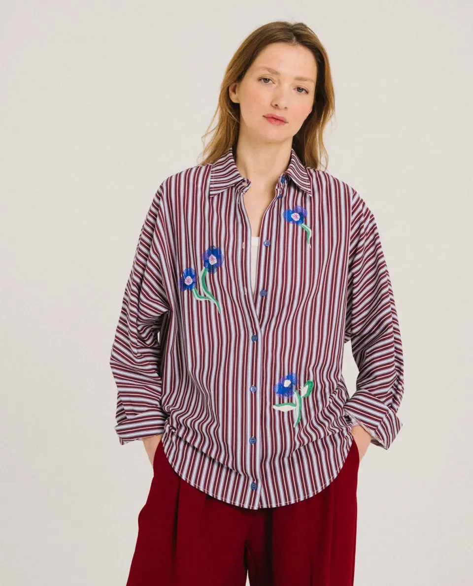 Tinsels Faune Charles chemise coton imprimé