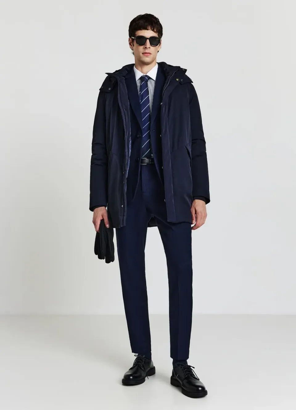 Calliope blouson matelassé capuche homme