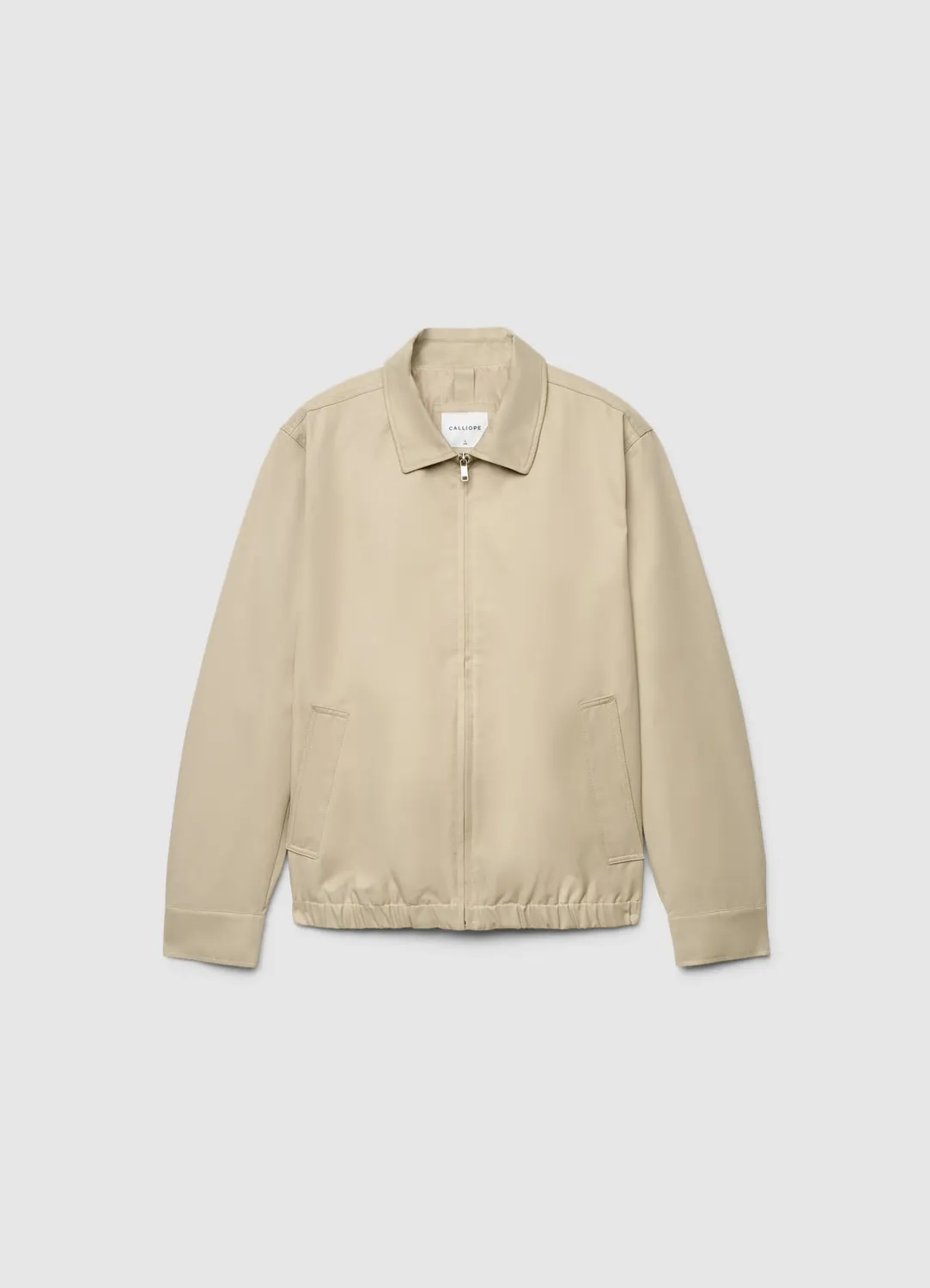 Calliope Blouson homme col classique zip uni