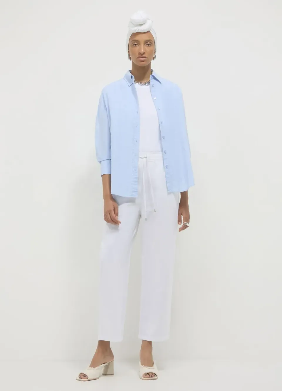 Calliope jogger lin femme poches latérales