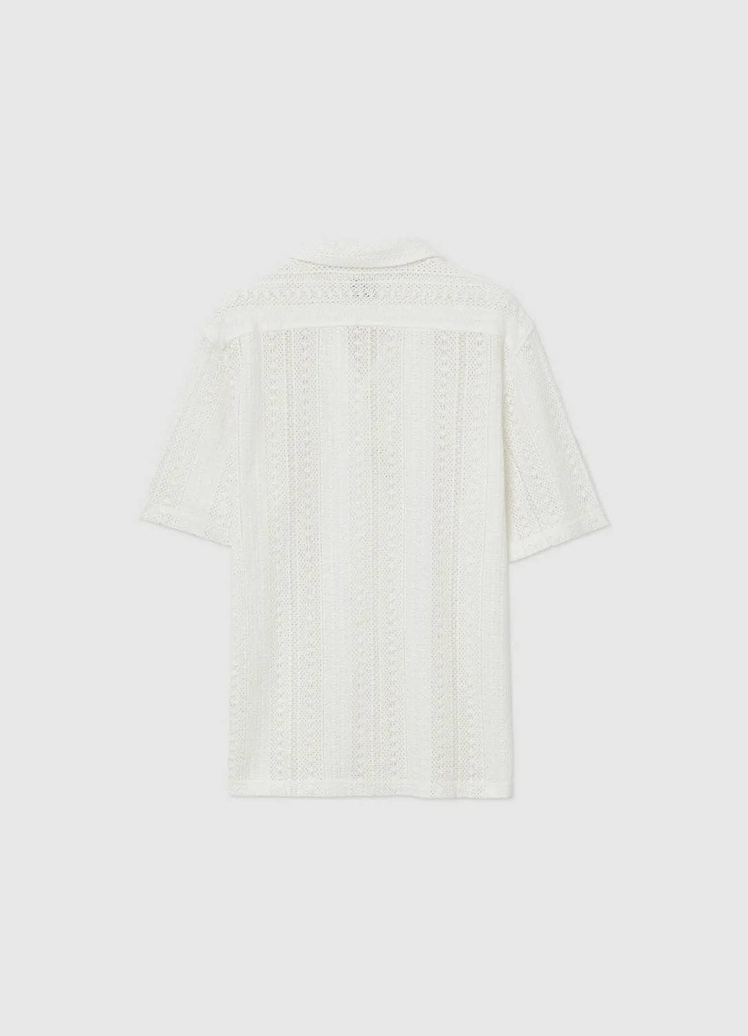 Calliope Chemise Crochet Courte Homme Coton