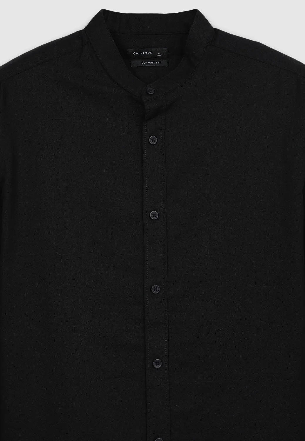 Calliope chemise homme col coréen en lin