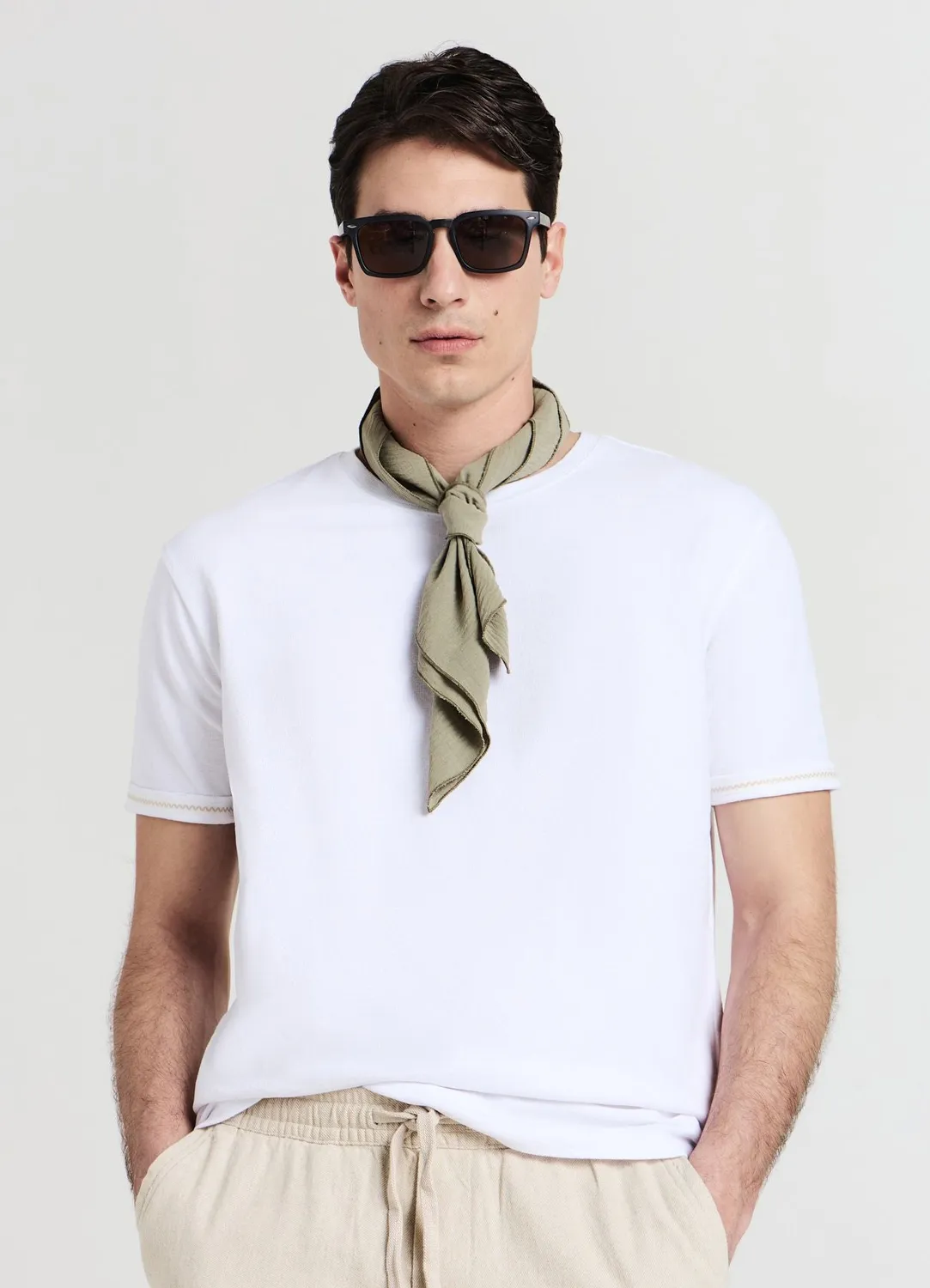 Calliope t-shirt profils manches homme coton