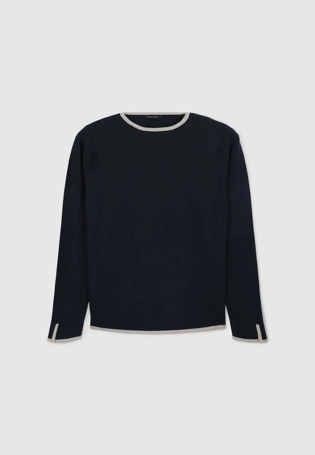 Calliope Profils Contrastés pull femme manches longues