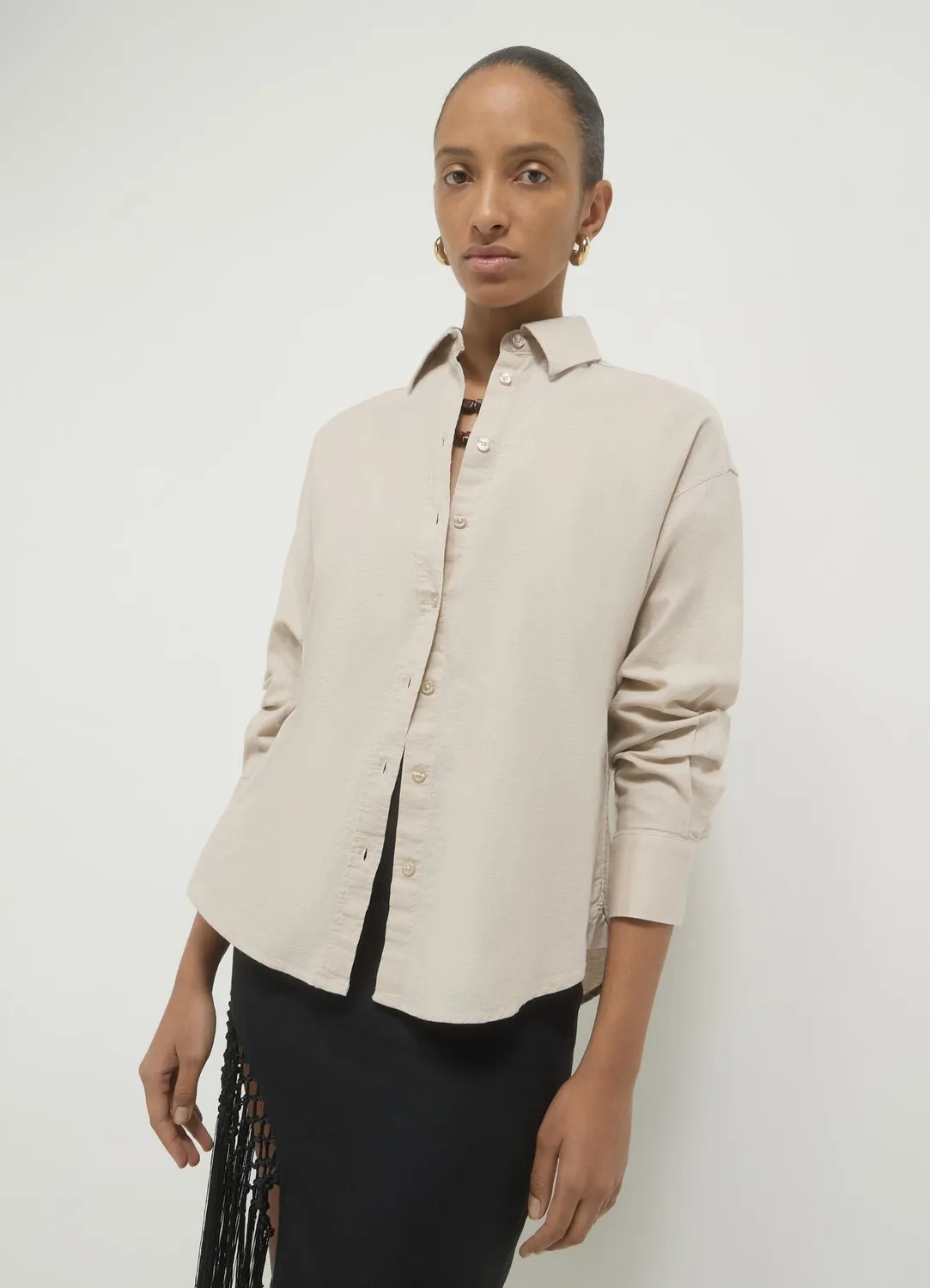 Calliope chemisier femme lin manches longues