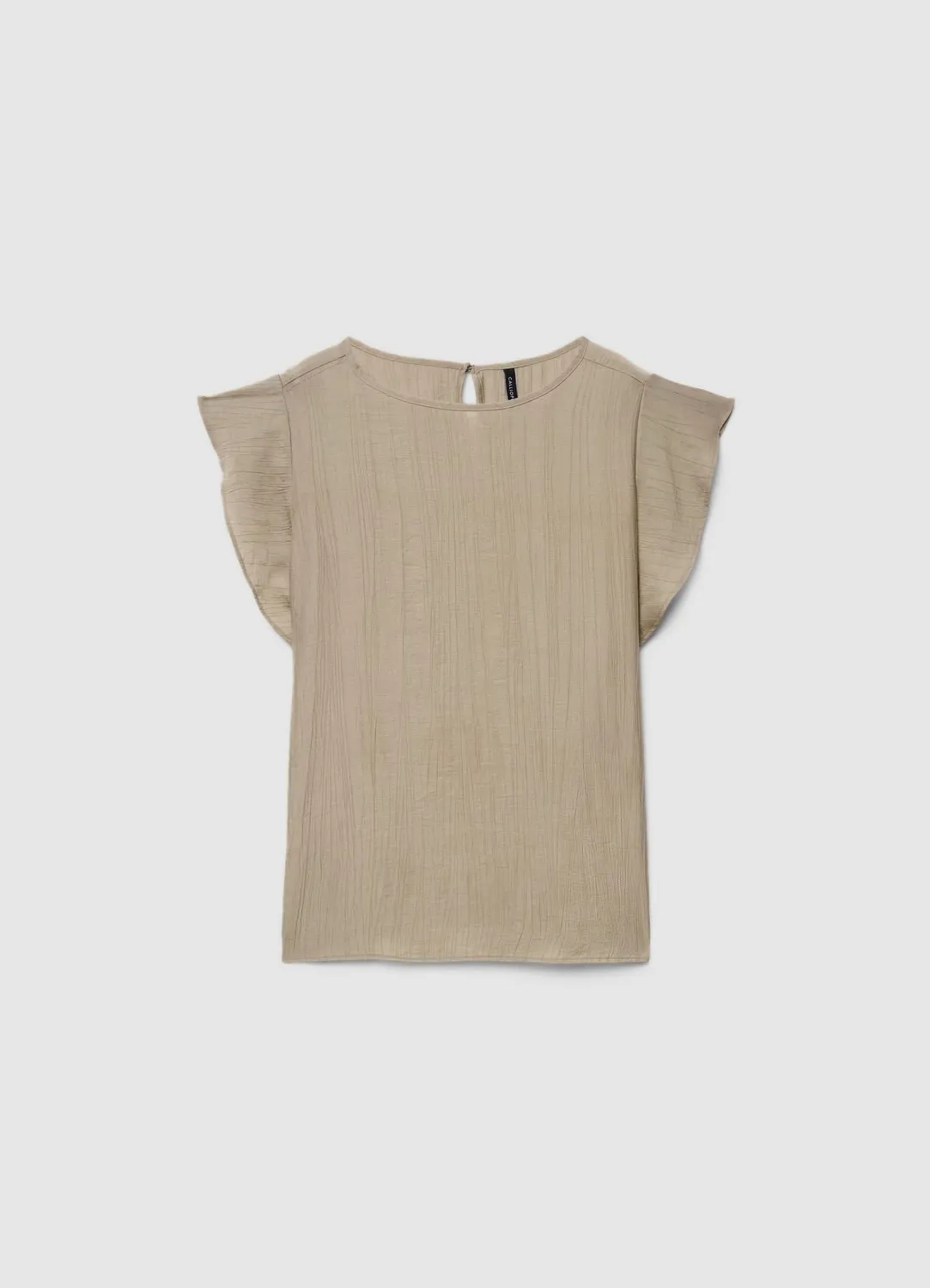 Calliope Blouse manches volants femme unie
