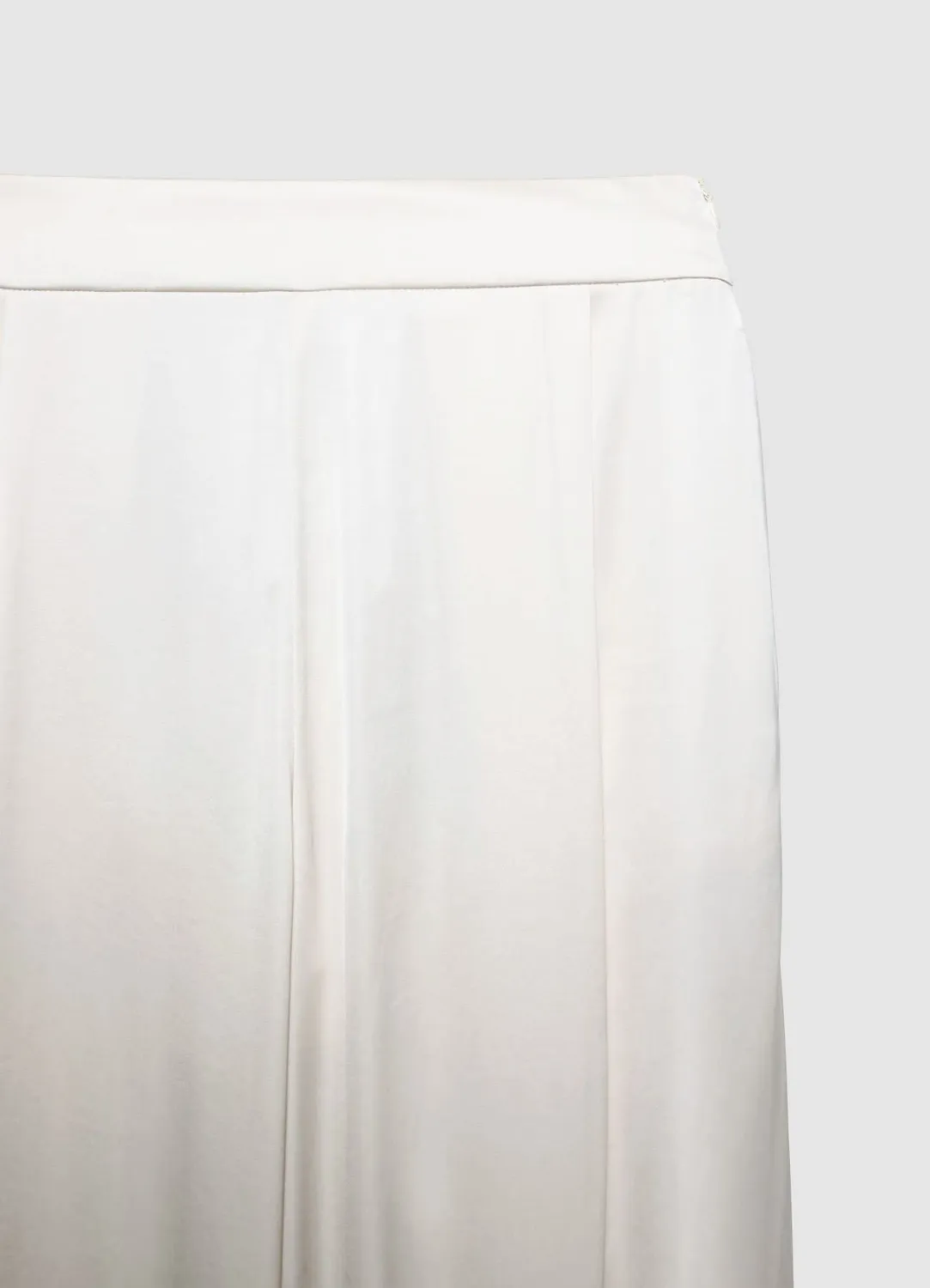 Calliope Palazzo pantalon large uni femme taille haute