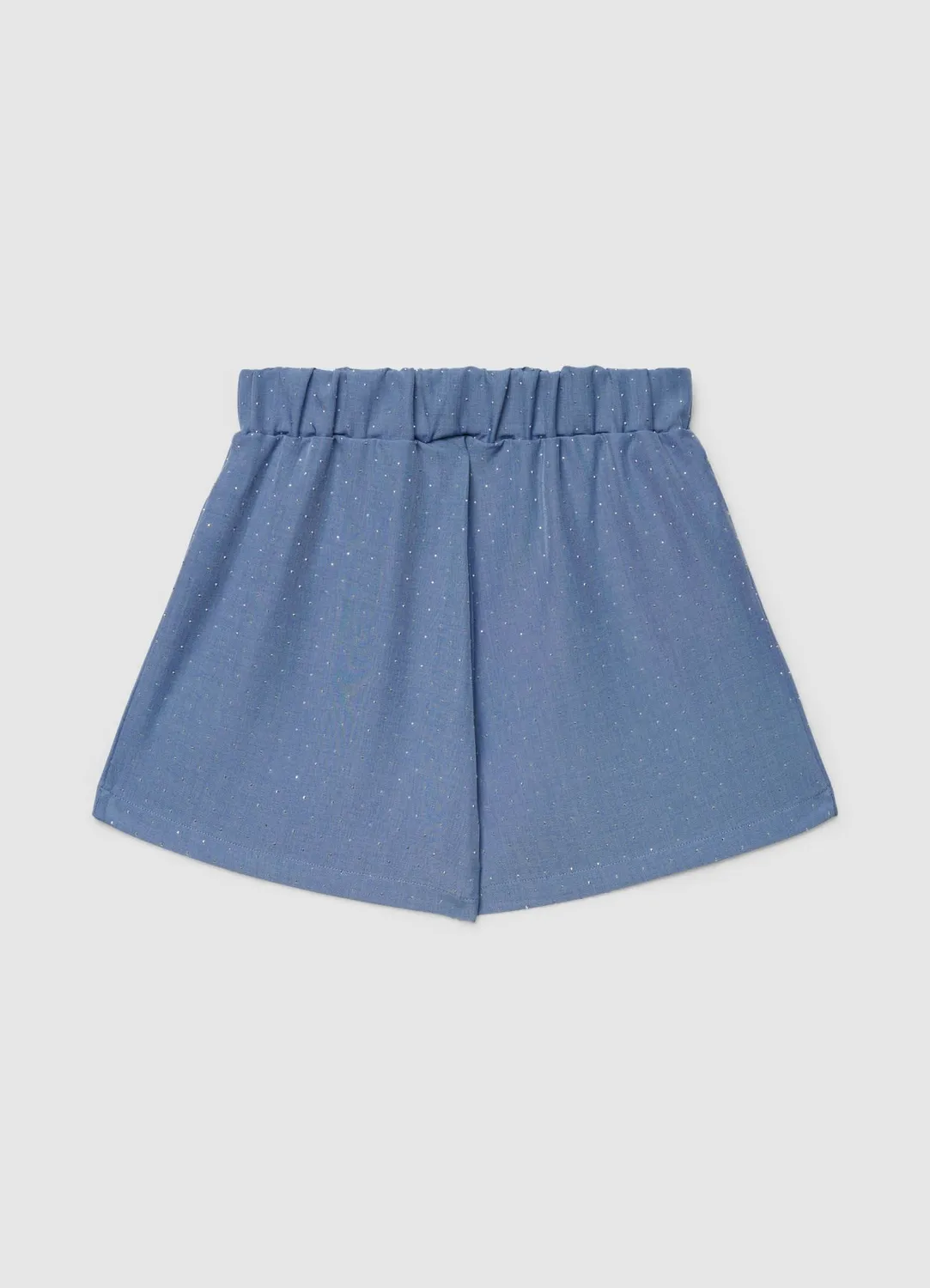 Calliope shorts fille large taille élastique strass