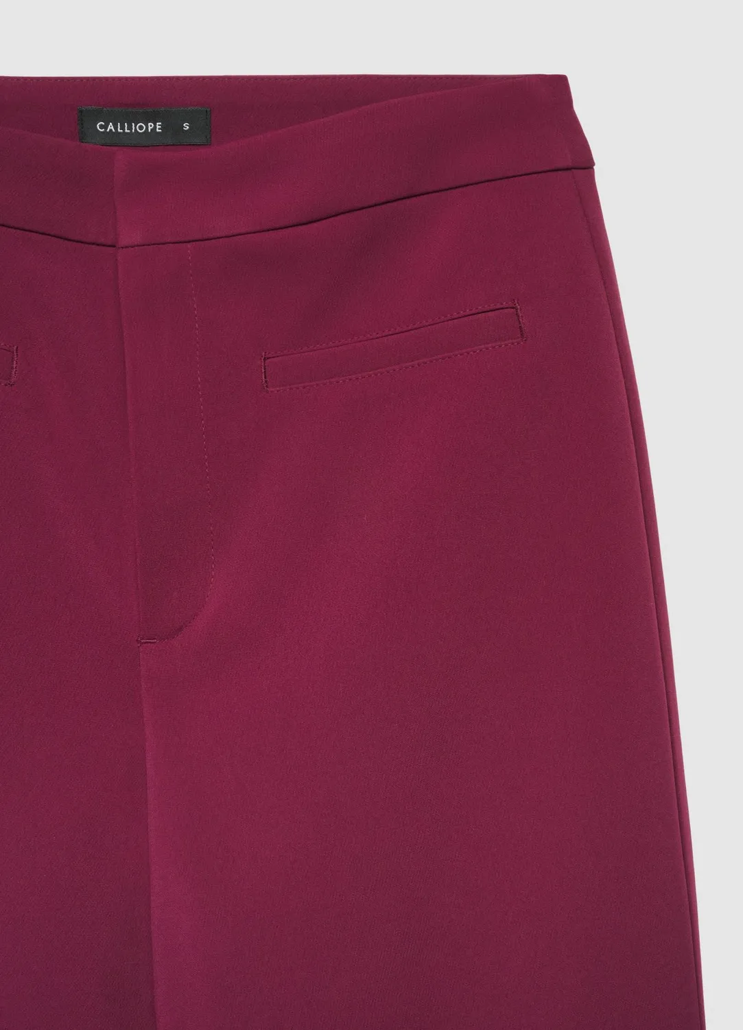 Calliope pantalon femme flare uni mini évasé
