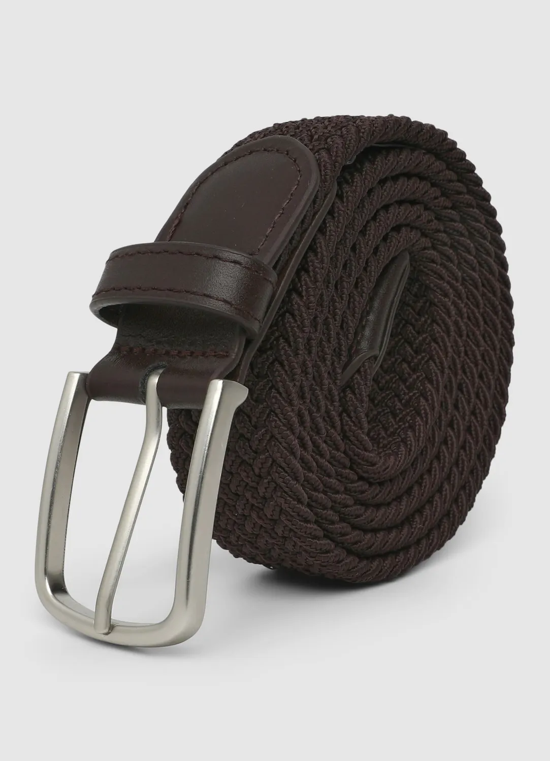 Calliope ceinture tressée homme élastique boucle
