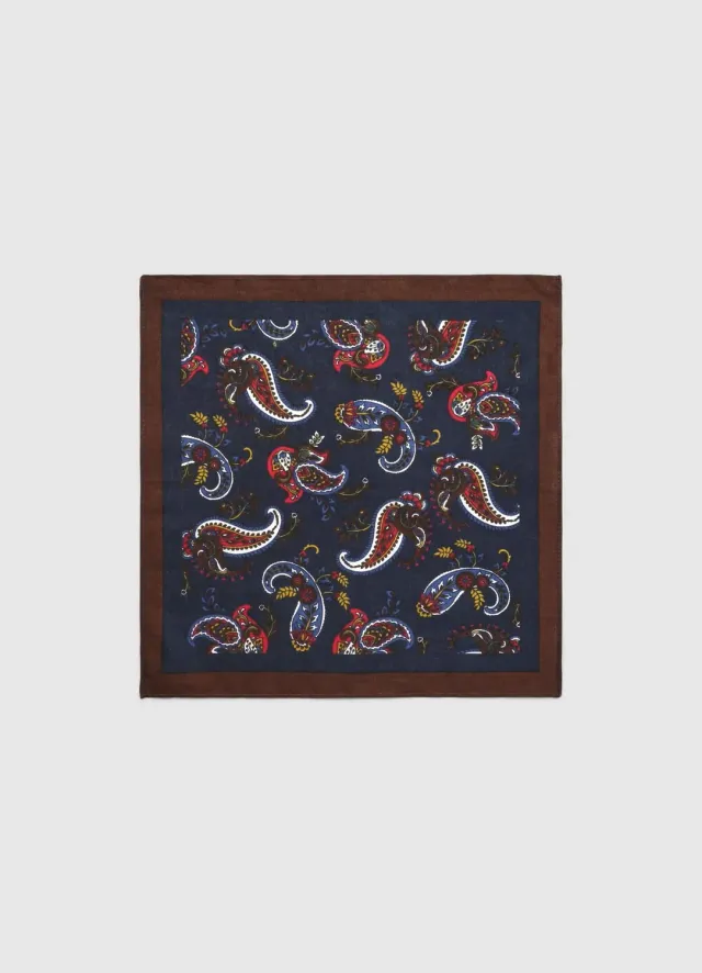 Calliope Foulard paisley homme 30x30