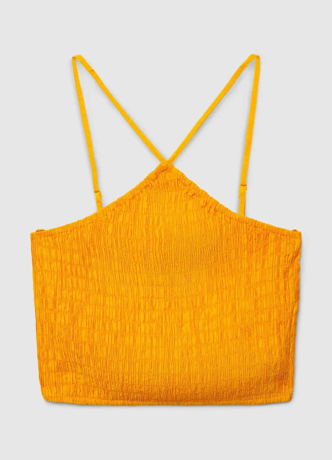 Calliope top smock bretelles croisées élastique