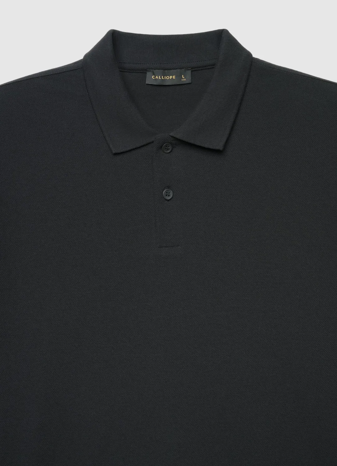 Calliope Polo Coton Piqué homme manches longues