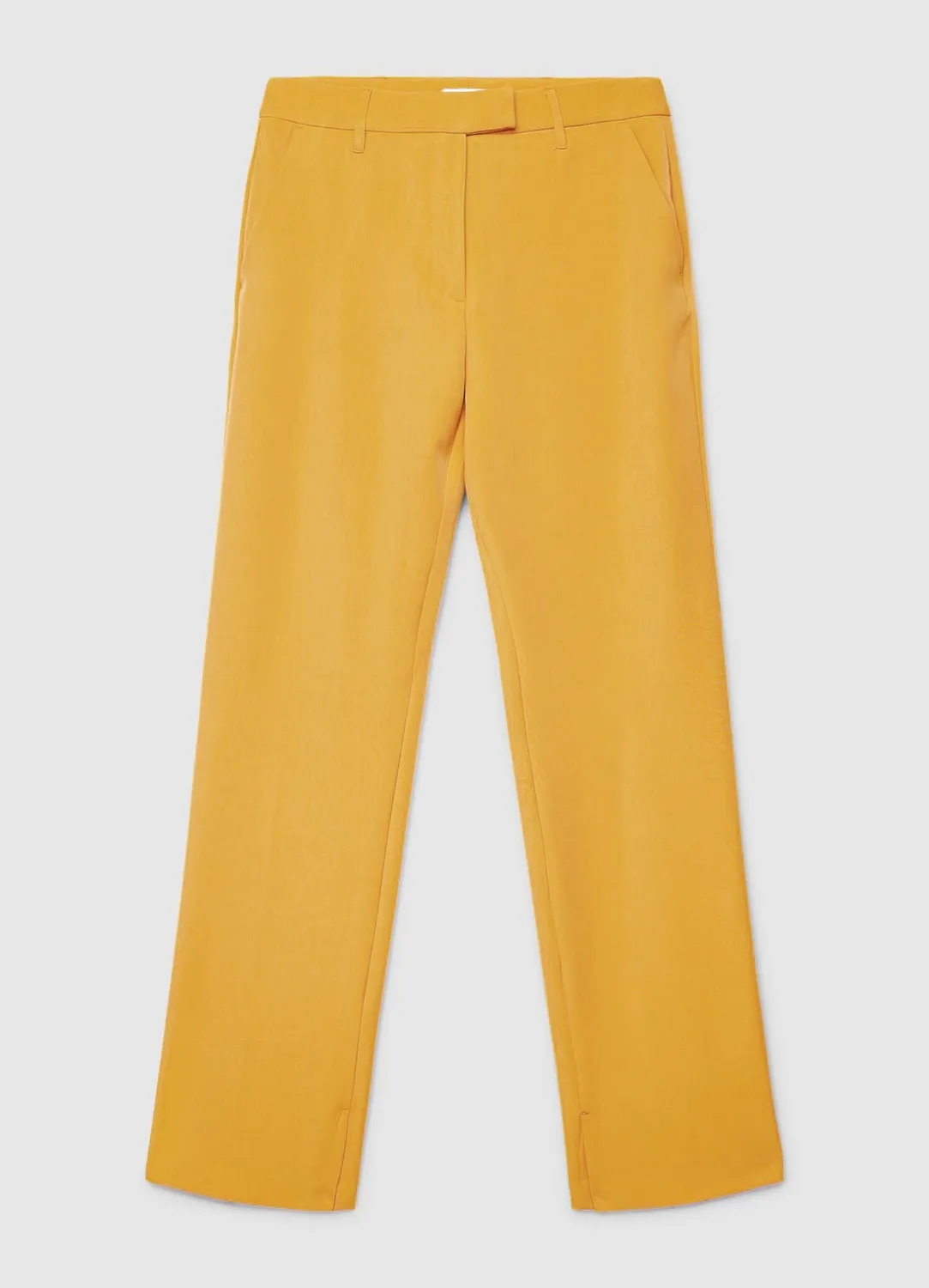 Calliope Pantalon droit fentes femme uni