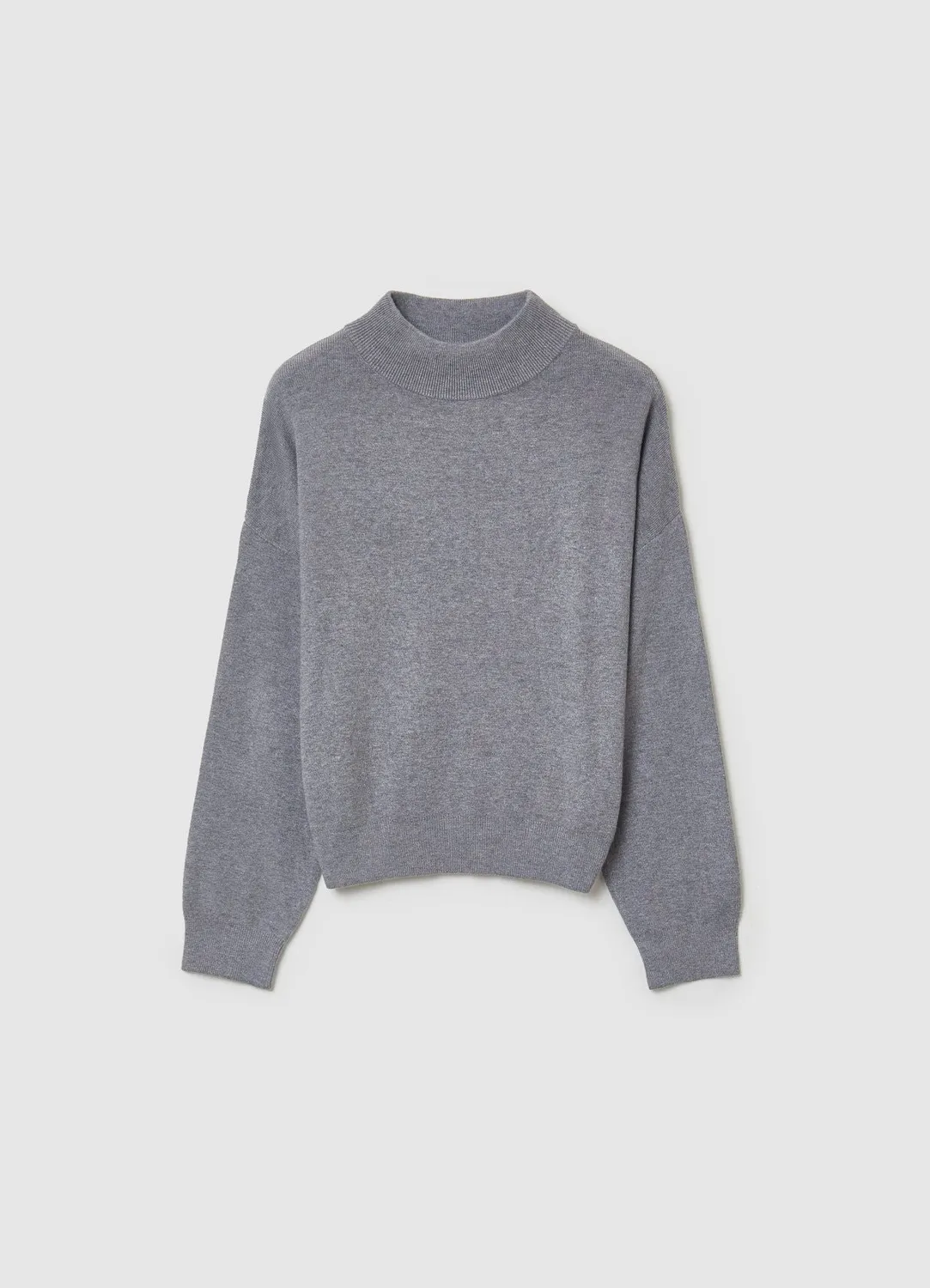 Calliope col roulé pull femme manches longues uni