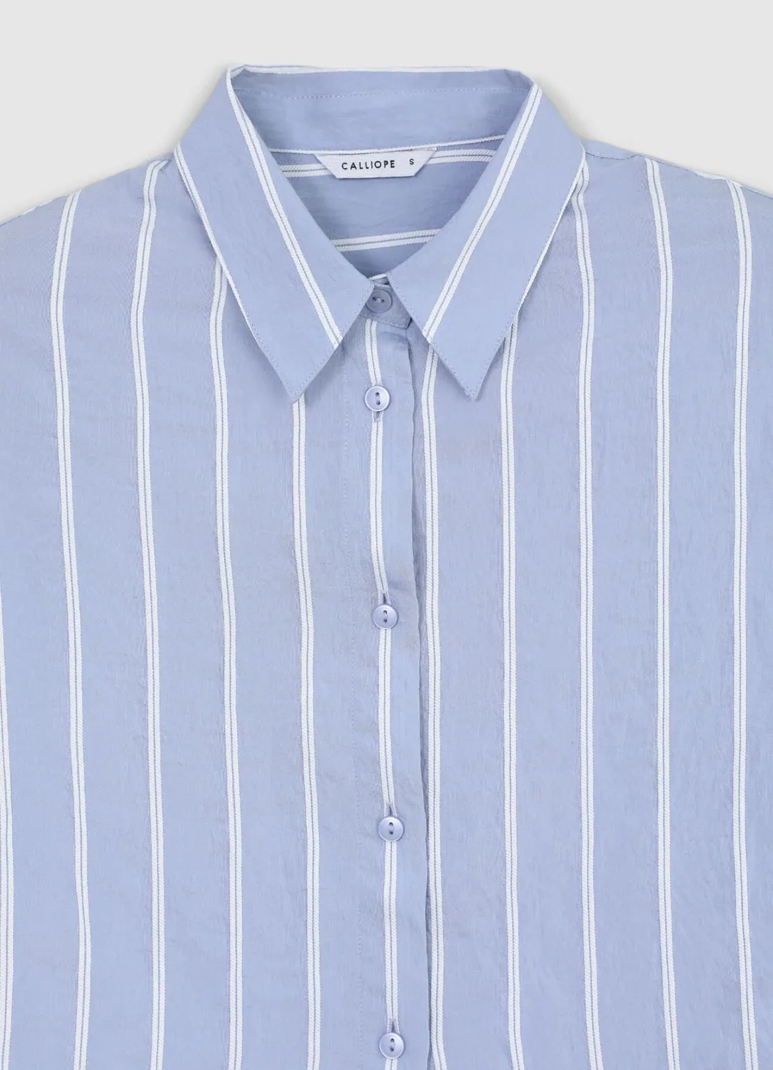 Calliope Rayures Chemise femme manches courtes rayée