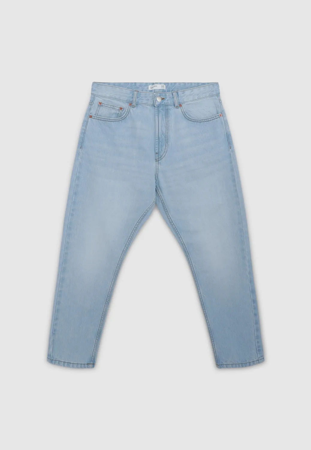 Calliope jean cropped délavé homme coupe regular