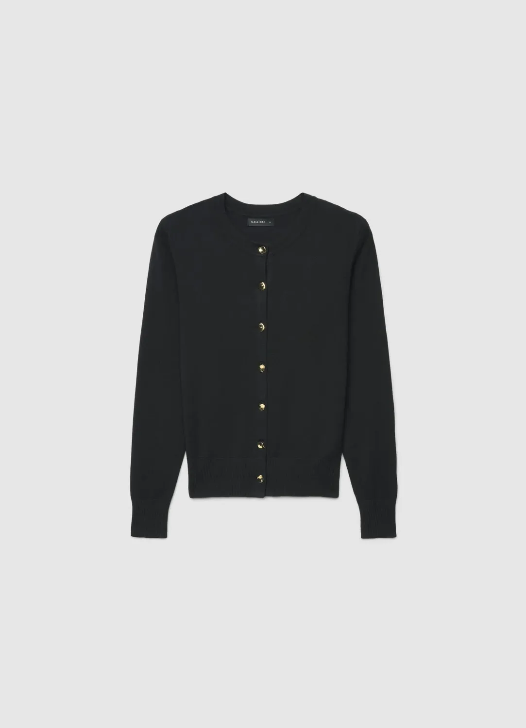 Calliope Cardigan col rond boutons uni femme