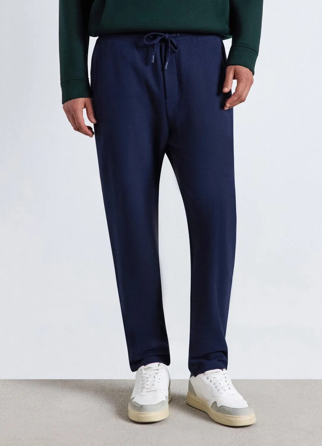 Calliope pantalon jogging piqué homme cordon