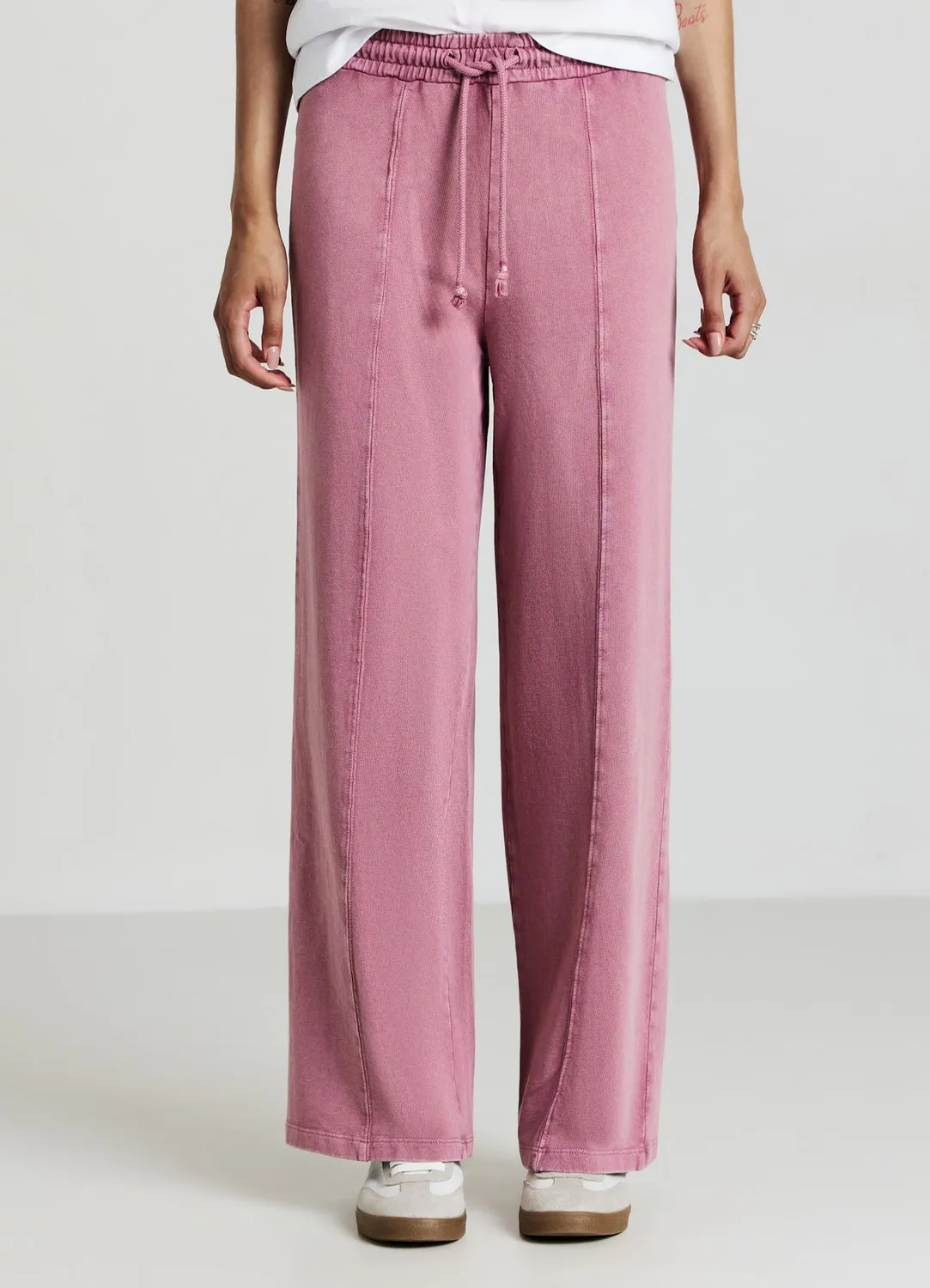 Calliope pantalon jogging palazzo femme coupe large