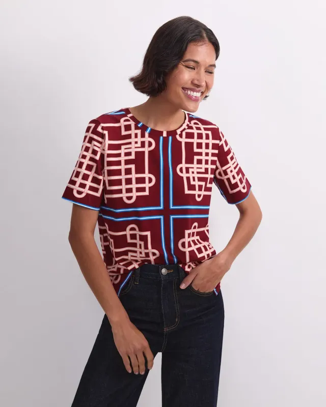 Sportscraft Rhodes 120550 t-shirt femme imprimé