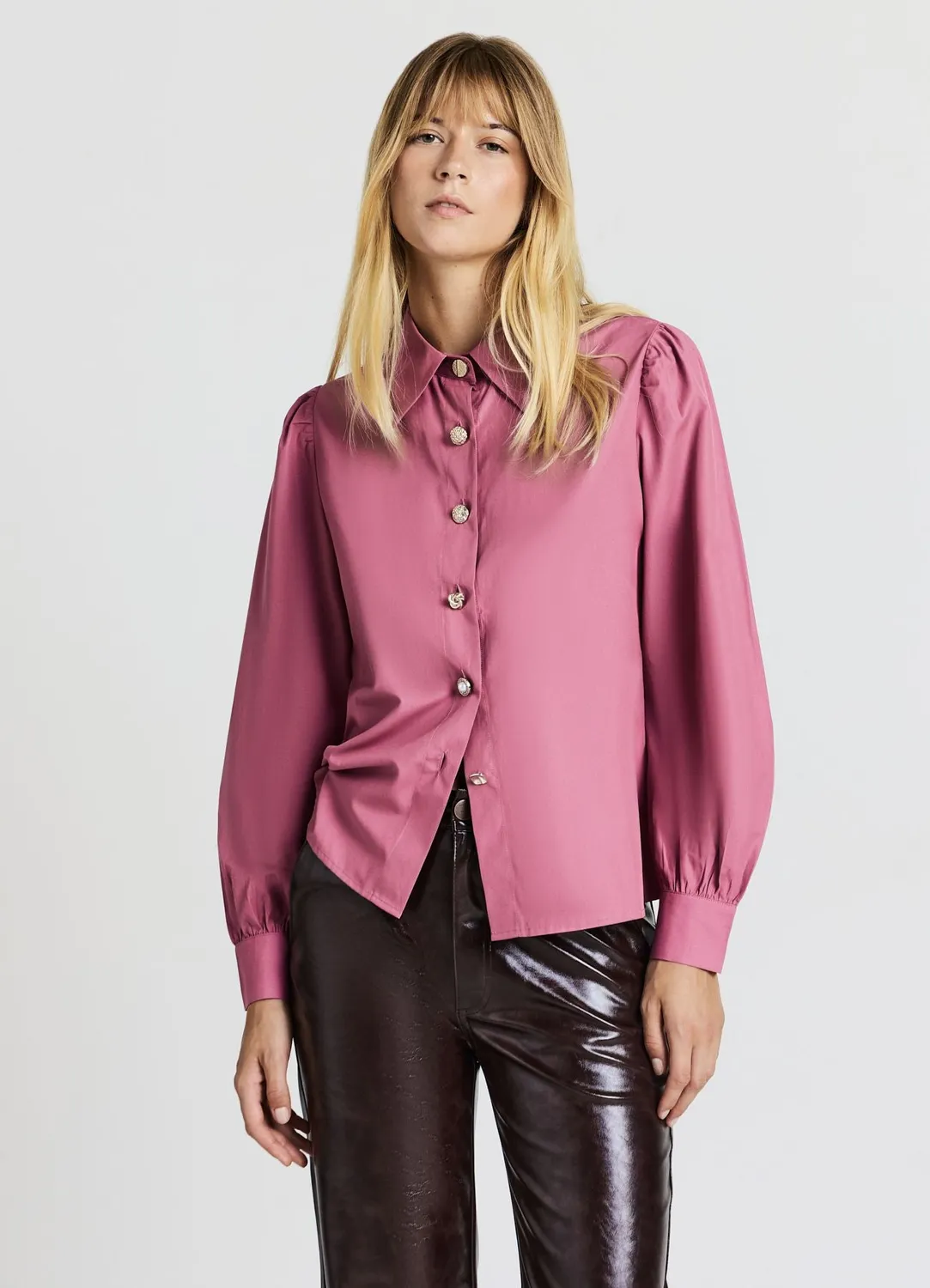 Calliope chemise femme boutons dorés regular