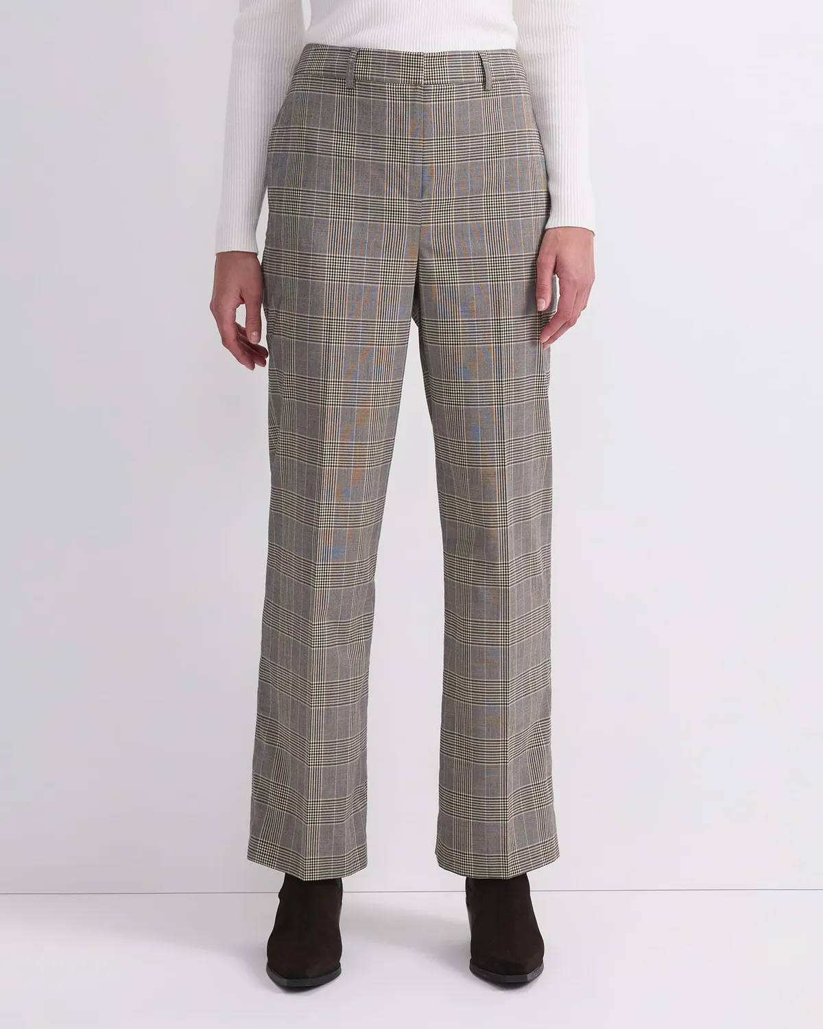 Sportscraft Chelsea pantalon à carreaux coupe droite