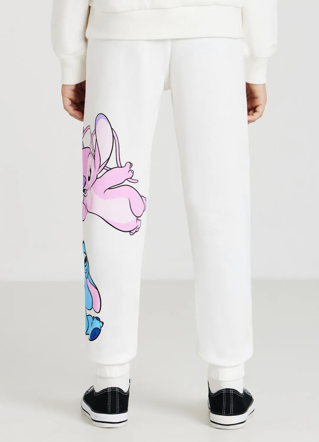 Calliope pantalon jogging fille Stitch coton élastique