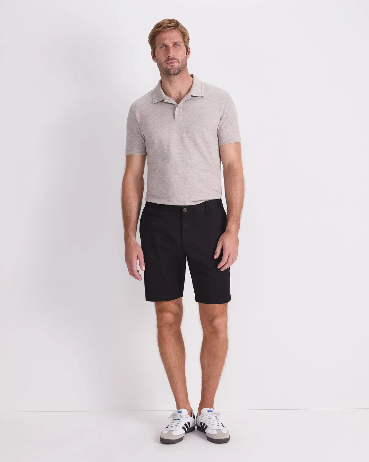 Sportscraft Classic bermuda homme coton chino genou