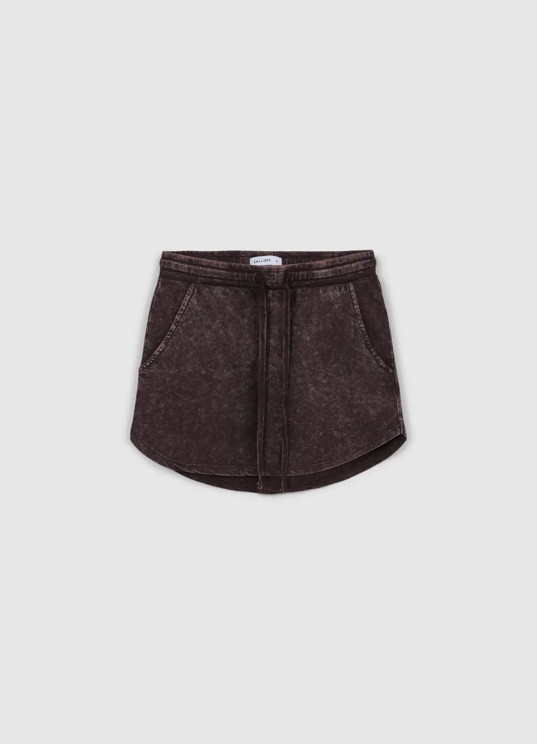 Calliope Short Effet Délavé Femme en Coton