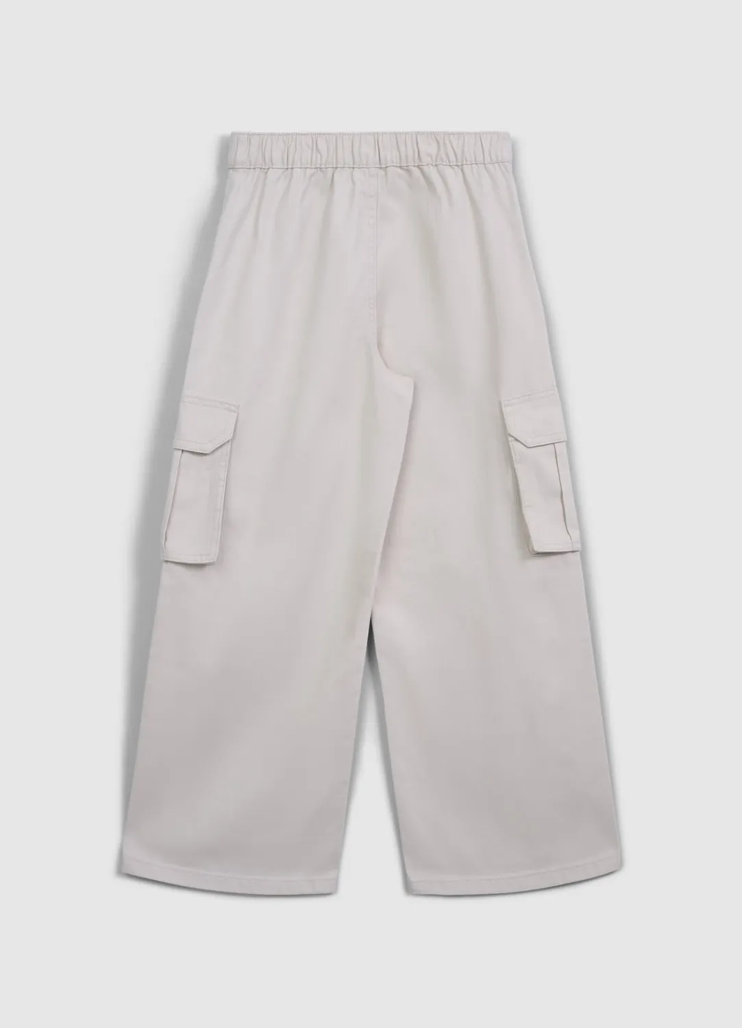 Calliope Pantalon cargo wide leg fille poches