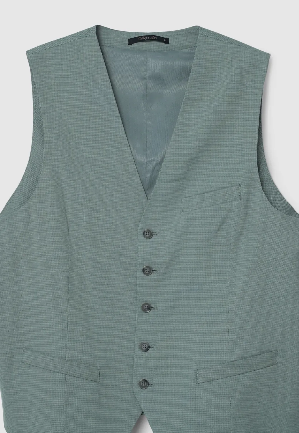 Calliope Gilet homme uni à boutons