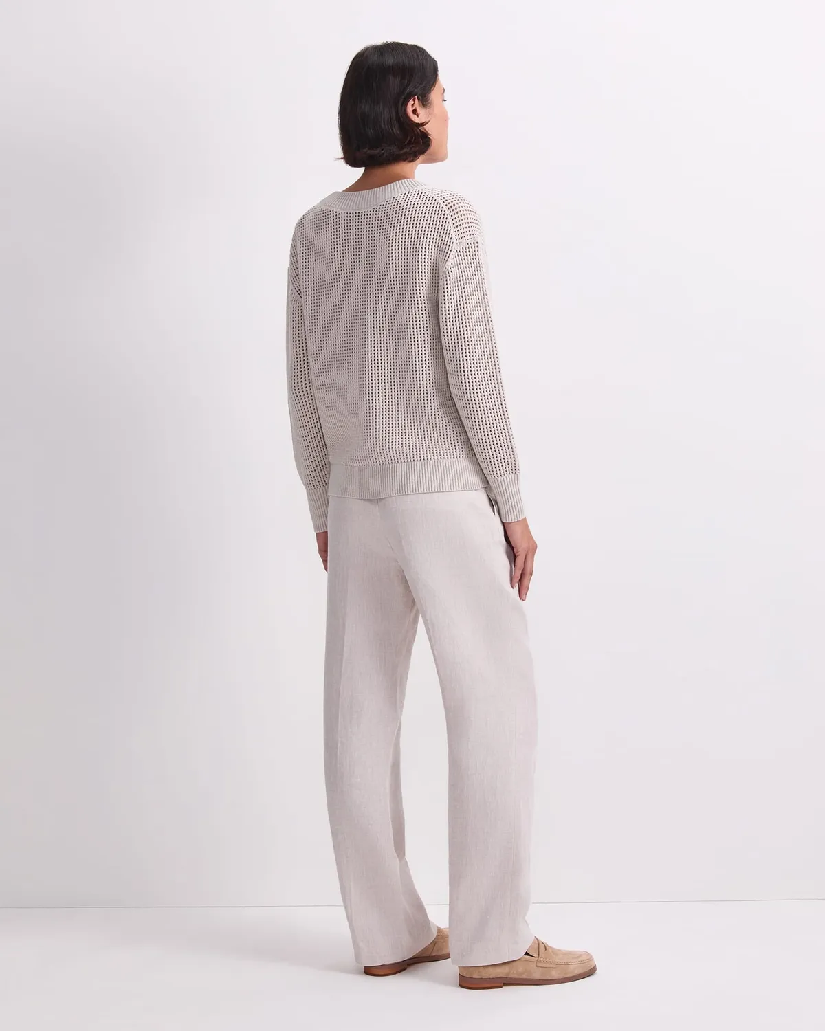 Sportscraft Crochet pull sans manches coton