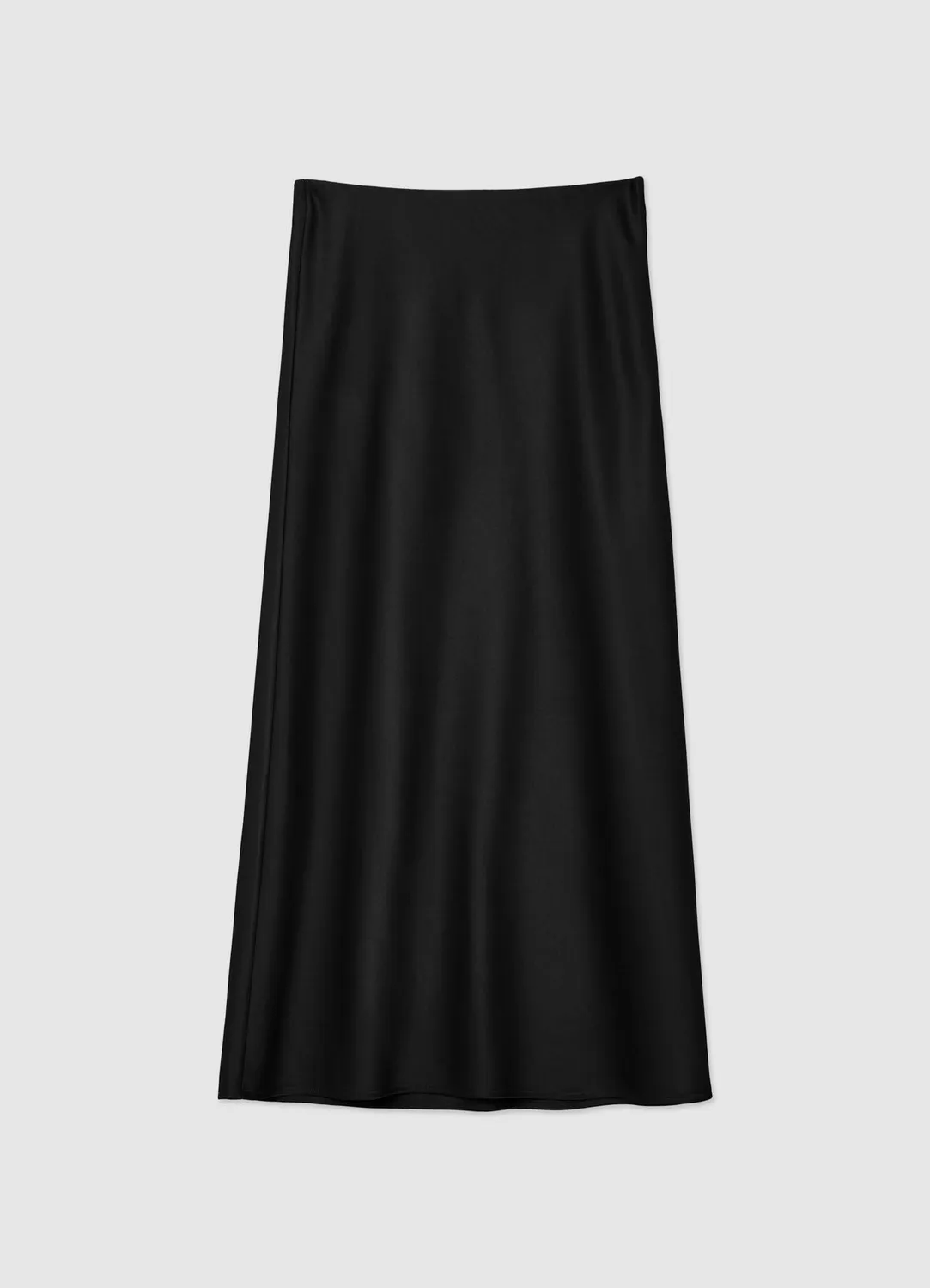 Calliope jupe midi simil satin femme taille S unie