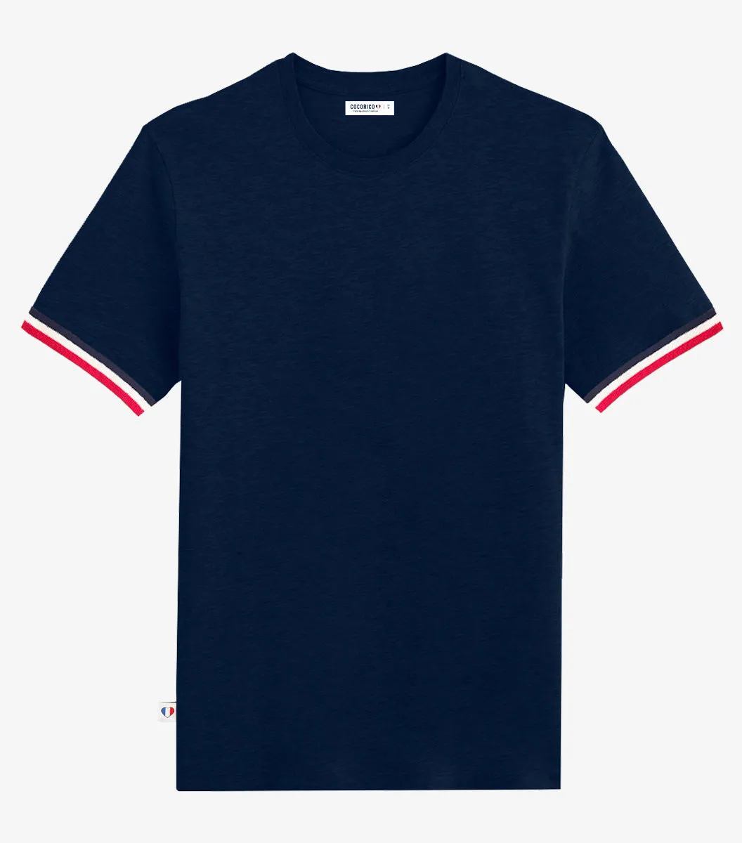 Cocorico Intemporel Supporter t-shirt homme marine coton