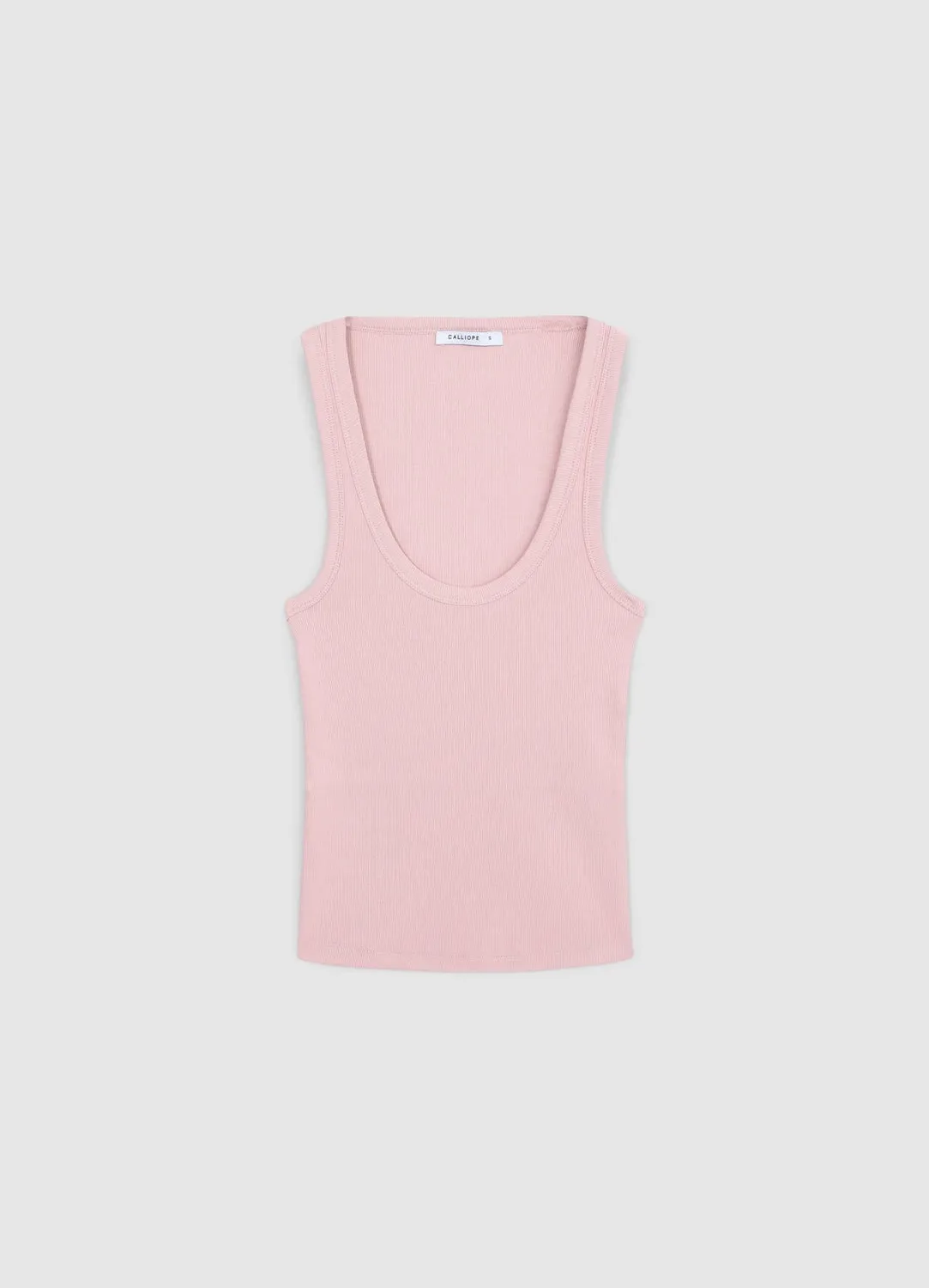 Calliope top col large côtelé femme coton